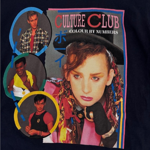 Tops - CULTURE CLUB Color By Numbers Tee Shirt